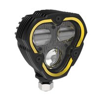 KC HiLiTES Flex ERA 3 Dual Mode SAE Fog Light - Single Light Master Kit (w/Clear + Yellow Lens) - Mammoth Racing -