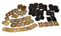 Energy 64-67 Buick Century/Regal/Grand National/Skylark/Special Black Body Mount Set - Mammoth Racing -