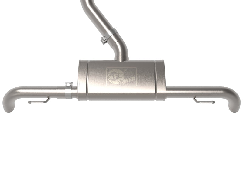 aFe MACH Force-Xp 17-21 Audi Q5 L4-2.0L (T) 3in to 2.5in Stainless Steel Cat-Back Exhaust System - Mammoth Racing -