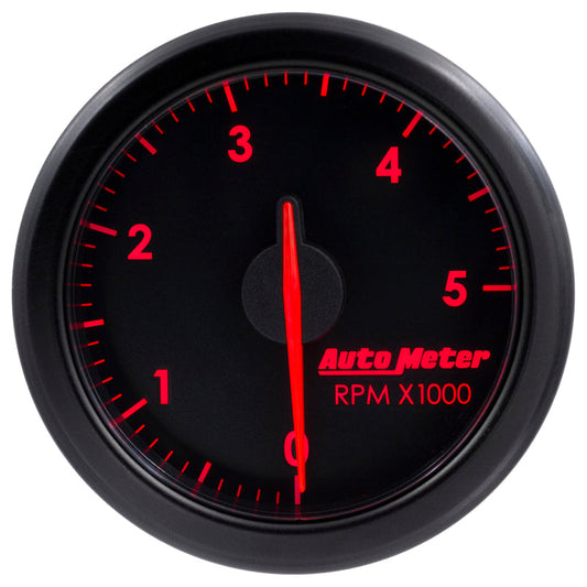 Autometer Airdrive 2-1/6in Tachometer Gauge 0-5k RPM - Black