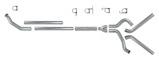 Diamond Eye KIT 4in TB MFLR RPLCMENT PIPE DUAL SS: 94-02 DODGE CUMMINS 5.9L - Mammoth Racing -