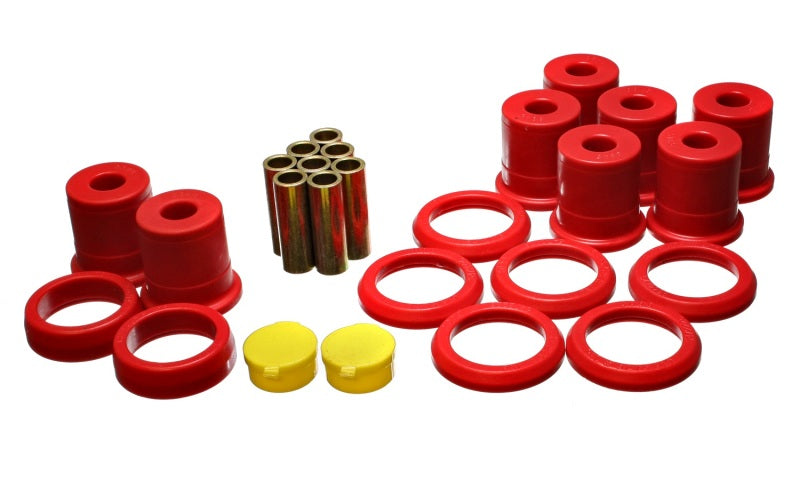 Energy Suspension 92-97 Crown Victoria / 92-97 Grand Marquis Red Rear End Control Arm Bushing Set - Mammoth Racing -