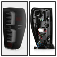 Spyder GMC Sierra 19-20 Incandescent Bulb Model Only LED Tail Lights-Black Smoke ALT-YD-GS19-LED-BSM - Mammoth Racing -
