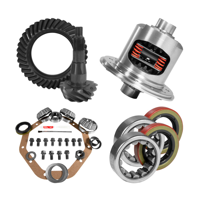 Yukon 9.25in CHY 3.55 Rear Ring & Pinion Install Kit 31 Spline Positraction 1.62in Axle Bearings - My Store