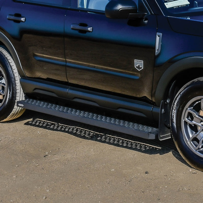 Westin Grate Steps Running Boards 68 in - Textured Black - Mammoth Racing -