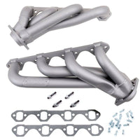 BBK 79-93 Mustang 351 Swap Shorty Unequal Length Exhaust Headers - 1-5/8 Titanium Ceramic - Mammoth Racing -
