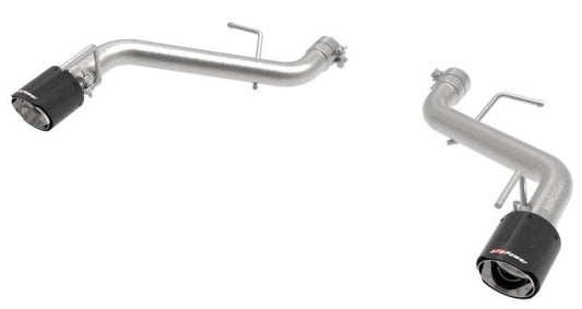 aFe POWER MACH Force-Xp 2.5in Axle-Back Exhaust System 16-20 Chevy Camaro SS V8 6.2L - Carbon Fiber - Mammoth Racing -