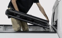 Access Lomax Tri-Fold Cover 07-21 Toyota Tundra - 5ft 6in Bed (w/ Deck Rail) - Black Diamond - Mammoth Racing -