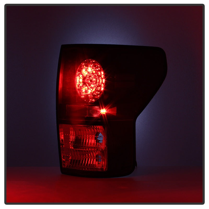 Spyder Toyota Tundra 07-13 LED Tail lights Black ALT-YD-TTU07-LED-BK - Mammoth Racing -