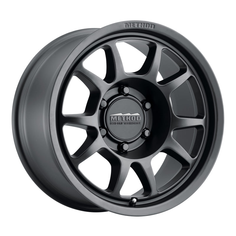 Method Mr702 17x8.5 0mm Offset 6x5.5 106.25mm CB Matte Black Wheel - Mammoth Racing -