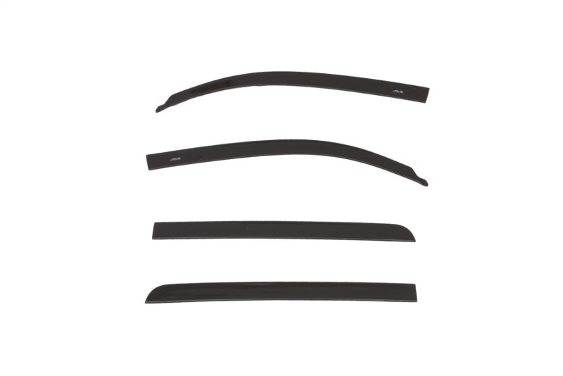 AVS 15-18 Toyota Tundra Crewmax Low Profile Color Match Ventvisors 4pc - Black - Mammoth Racing -