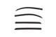 AVS 15-18 Toyota Tundra Crewmax Low Profile Color Match Ventvisors 4pc - Black - Mammoth Racing -