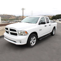Westin 2009-2018 Dodge/Ram 1500 Quad Cab PRO TRAXX 6 Oval Nerf Step Bars - Black - Mammoth Racing -