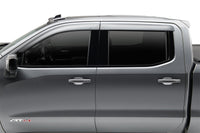 AVS 20-22 Chevrolet Silverado 1500 CC Ventvisor Low Pro Color Match Deflectors 4pc - Silver Ice Met. - Mammoth Racing -