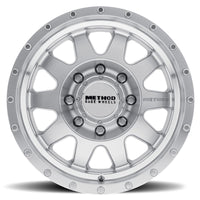 Method Mr301 The Standard 20x9 +18mm Offset 8x6.5 130.81mm CB Machined/Clear Coat Wheel - Mammoth Racing -