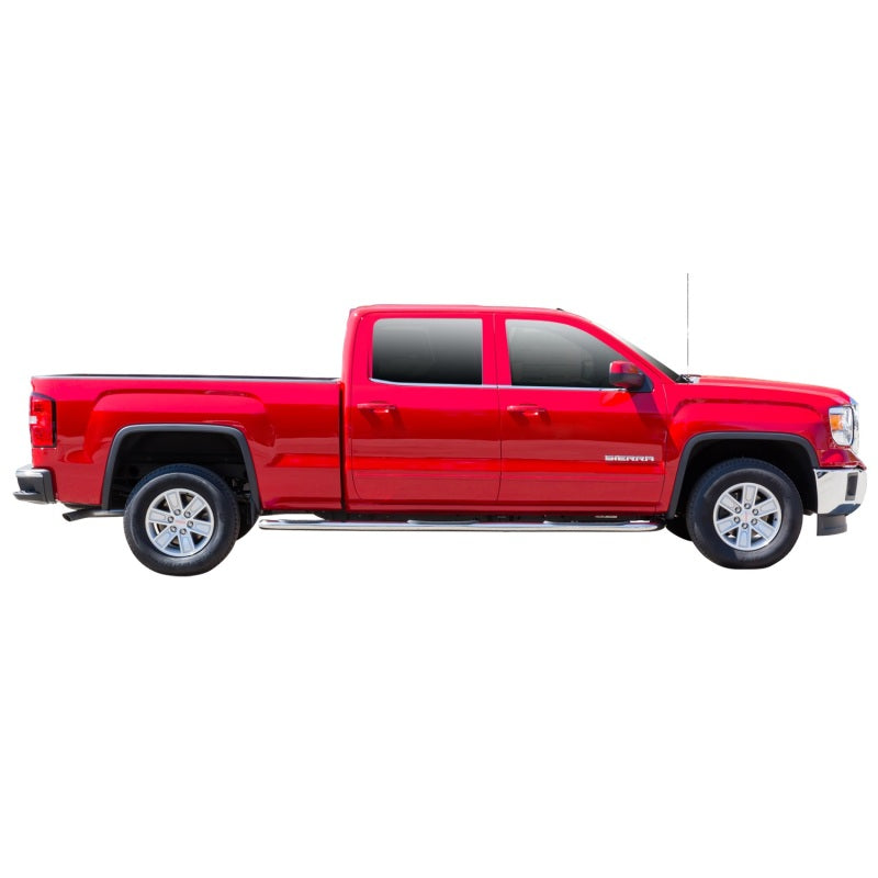 Westin 2014-2018 Chevy Silverado 1500 Crew Cab (6.5 ft bed) Platinum 4 Oval WTW Nerf Step Bars - SS - Mammoth Racing -