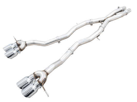 AWE Track Edition Catback Exhaust for BMW G8X M3/M4 - Chrome Silver Tips - My Store