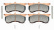Wilwood Pad Set Metalic 9115 w/ Pins & Clips Gnx4 - My Store