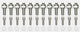Wilwood Rotor Bolt Kit - Dynamic C/SiC Rotr with Bobbins - 12 Pack - My Store