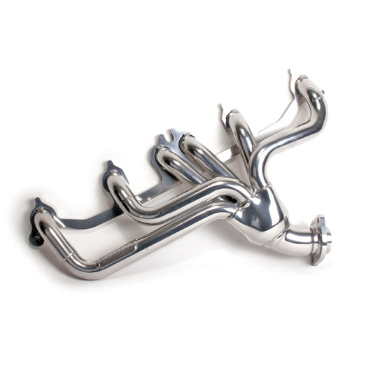 BBK 91-99 Jeep 4.0L Short Tuned Length Header Silver Ceramic - My Store