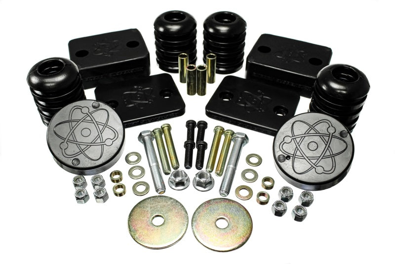 Energy Suspension 18-20 Jeep Wrangler JL Black Front Bump Stop Set (Set of 2) - Mammoth Racing -