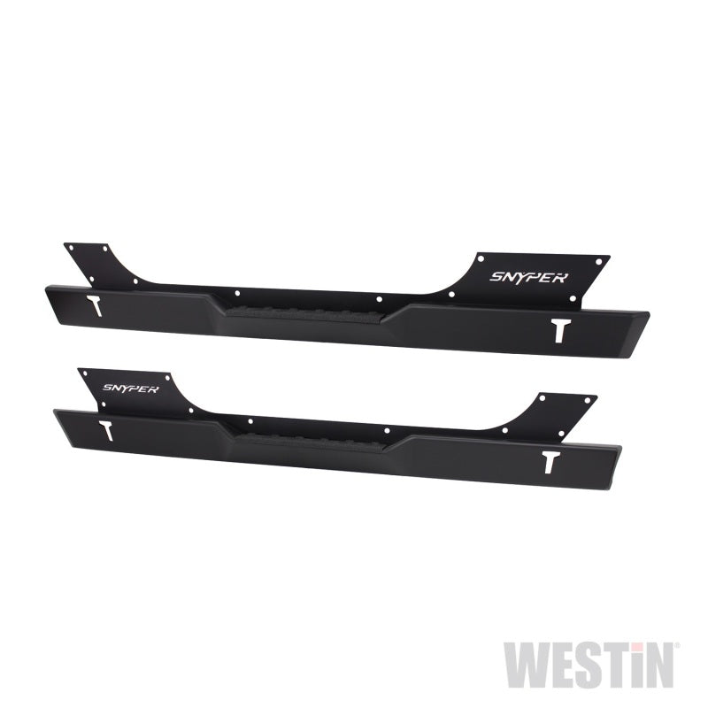 Westin/Snyper 07-17 Jeep Wrangler Rock Slider Steps - Textured Black - Mammoth Racing -