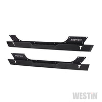 Westin/Snyper 07-17 Jeep Wrangler Rock Slider Steps - Textured Black - Mammoth Racing -