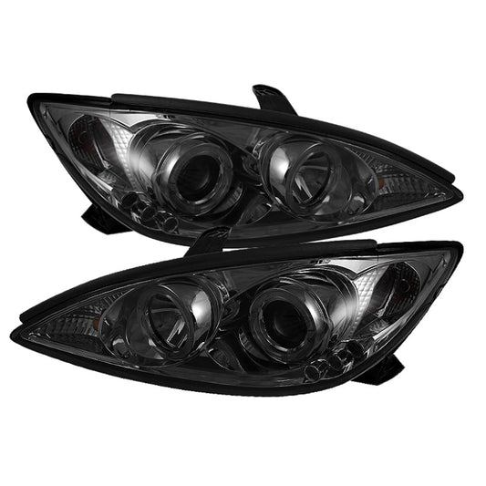 Spyder Toyota Camry 02-06 Projector Headlights LED Halo LED Smoke High H1 Low H1 PRO-YD-TCAM02-HL-SM - Mammoth Racing -