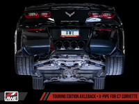 AWE Tuning 14-19 Chevy Corvette C7 Z06/ZR1 Touring Edition Axle-Back Exhaust w/Black Tips - Mammoth Racing -