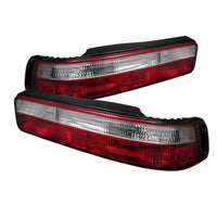 Spyder Acura Integra 90-93 2Dr Euro Style Tail Lights Red Clear ALT-YD-AI90-RC - Mammoth Racing -