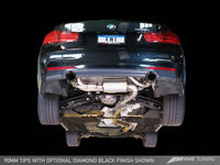 AWE Tuning BMW F3X 335i/435i Touring Edition Axle-Back Exhaust - Diamond Black Tips (90mm) - My Store