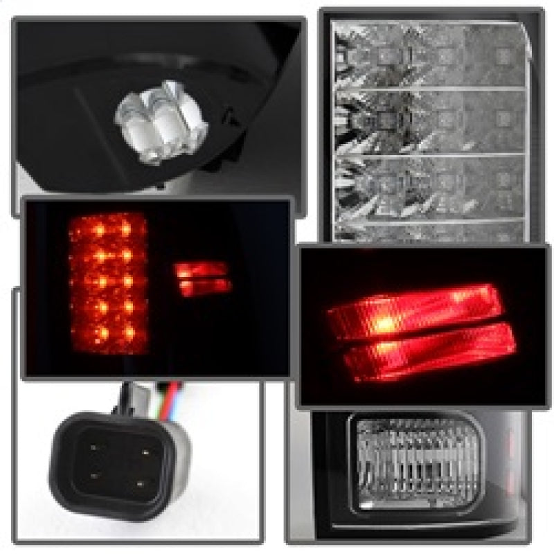 Spyder Dodge Ram 1500 13-14/Ram 2500 13-14 LED Tail Lights LED Model only - Blk ALT-YD-DRAM13-LED-BK - Mammoth Racing -