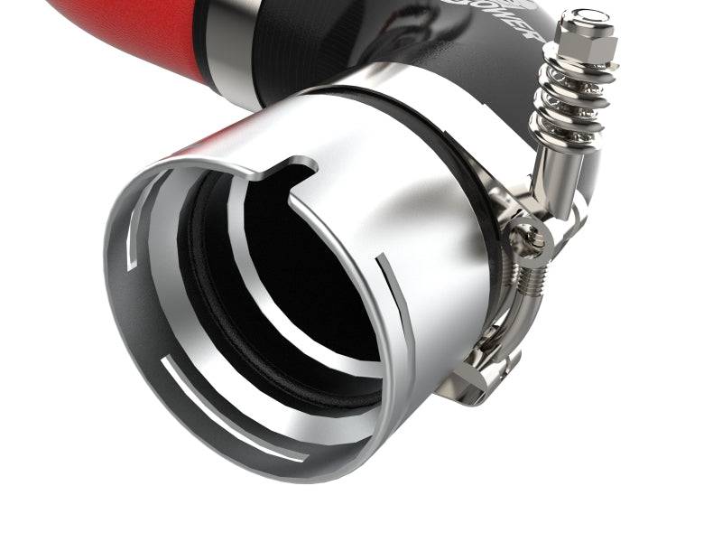 AFE 2018-2020 Kia Stinger 19-22 G70 BladeRunner 3in Aluminum Hot Charge Pipe Red - My Store