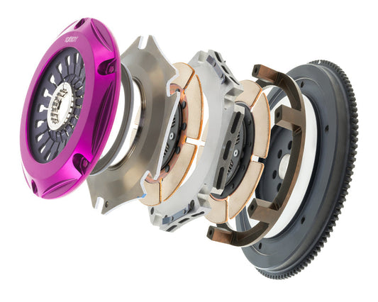 Exedy 1993-1994 Nissan Skyline GTR L6 Hyper Twin Cerametallic Clutch Sprung Center Disc Pull Type - Mammoth Racing -