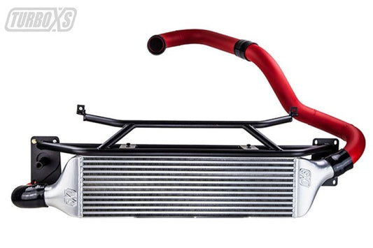 Turbo XS Fmic for 15-16 Subaru WRX - Wrinkle Red Pipes - Mammoth Racing -