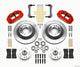 Wilwood Narrow Superlite 6R Front Hub & 1PC Rtr Kit 12.88in-Red 70-78 Camaro - Mammoth Racing -