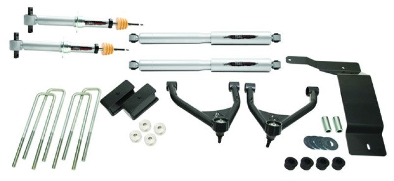 Belltech 14-16 Silverado / Sierra 1500 4WD Ext & Crew Cab 4in Trail Perf Lift Kit - Mammoth Racing -