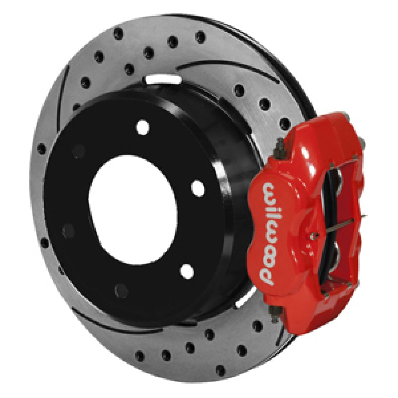 Wilwood 63-87 C10/c15 Dynalite Fdli Red Calipers 12.19 x .81in D/S Rotors 6-Lug Rear Disc Brake Kit - My Store