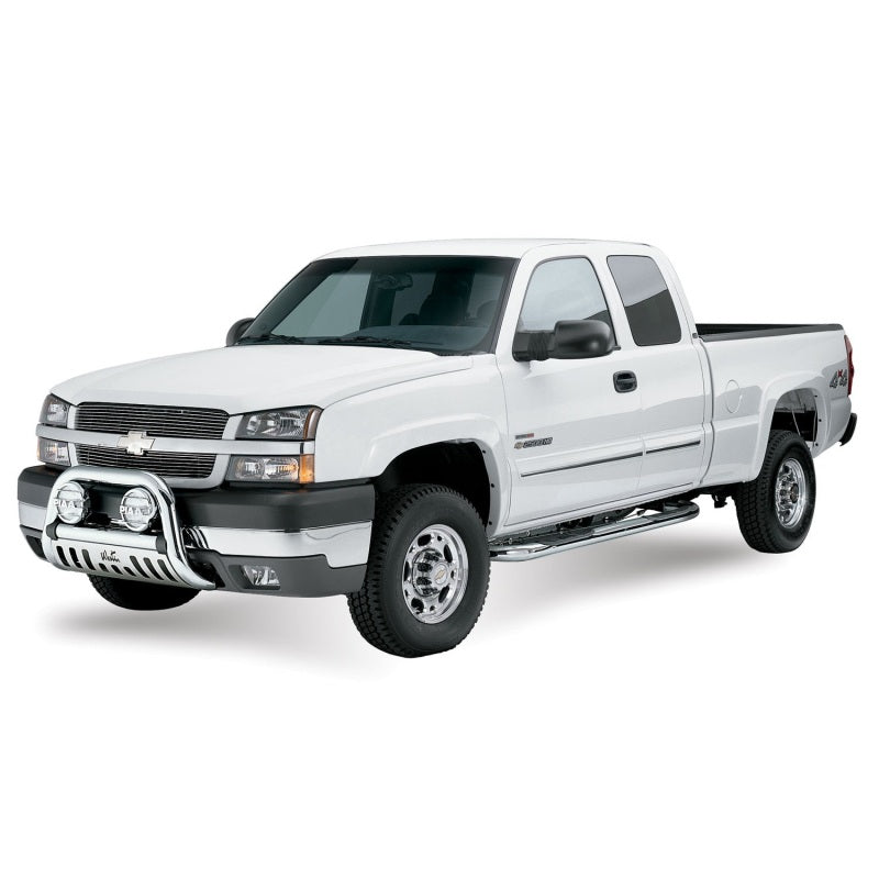 Westin 1999-2013 Chevy Silverado 1500 Crew Cab Signature 3 Nerf Step Bars - Chrome - Mammoth Racing -