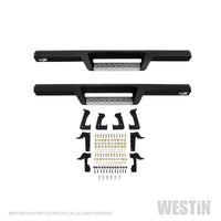 Westin 07-18 Jeep Wrangler JK 2dr. HDX Stainless Drop Nerf Step Bars - Tex. Blk - Mammoth Racing -