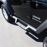 Westin/HDX 07-17 Jeep Wrangler 2Dr Drop Nerf Step Bars - Textured Black - Mammoth Racing -