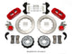 Wilwood Aero4 / MC4 Rear Kit 14.00 Red Currie Pro-Tour Unit Bearing Floater - My Store