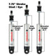 Ridetech HQ Series Shock Absorber Single Adjustable 7.55in Stroke Eye/Stud Mounting 11.55in x 19.1in - Mammoth Racing -