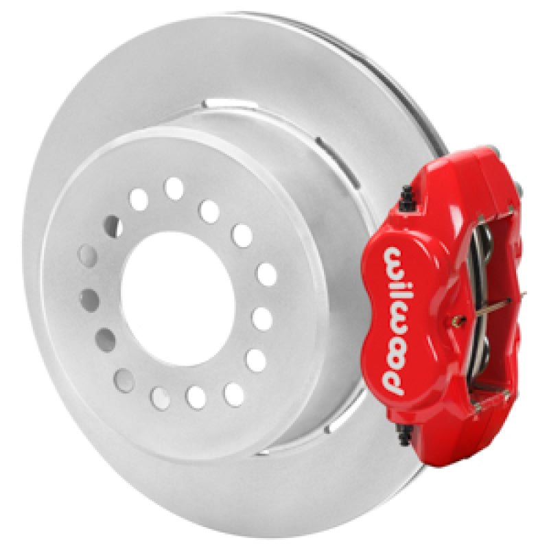 Wilwood Forged Dynalite P/S Park Brake Kit Drilled Red 15 Bolt 2.75in Offset Plain Faced Rotor - My Store