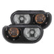 ANZO 2008-2014 Dodge Challenger Crystal Headlights Black - My Store