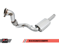 AWE Tuning Audi B9 A5 SwitchPath Exhaust Dual Outlet - Diamond Black Tips (Includes DP and Remote) - Mammoth Racing -