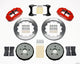 Wilwood Narrow Superlite 6R Front Hat Kit 12.88in Red 2008 Toyota Matrix - Mammoth Racing -