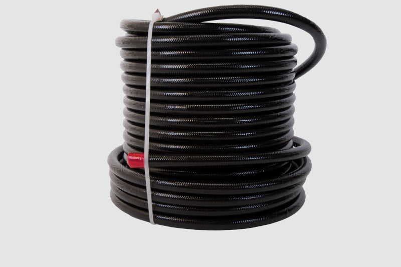 Aeromotive PTFE SS Braided Fuel Hose - Black Jacketed - AN-08 x 8ft - My Store
