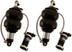 Ridetech TQ Series ShockWaves 4.1in Travel 6.5in dia Double Convoluted .625in/.625in Bearing - Mammoth Racing -