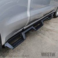 Westin 19-22 GMC Sierra 1500 CC 6.5ft Bed (Excl. 2019 Ltd/LD) HDX Drop W2W Nerf Step Bars - Tex. Blk - Mammoth Racing -